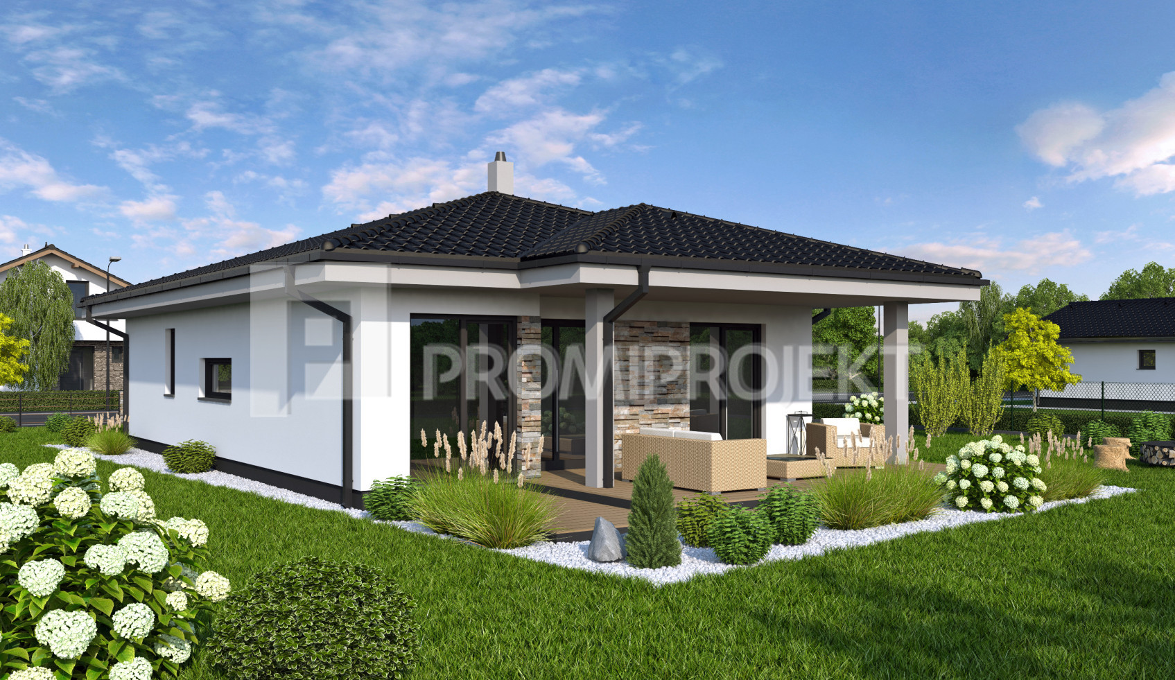 Moderný bungalov Laguna 12N, Promiprojekt