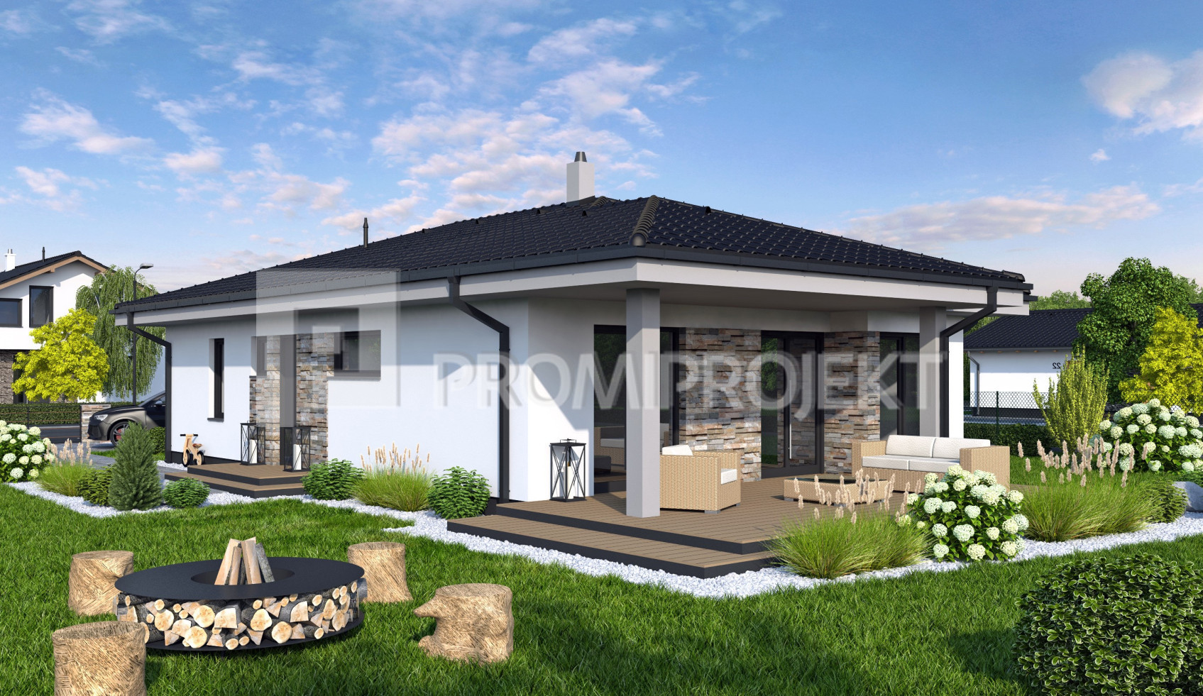 Projekty domov Bungalov Laguna 12N Promiprojekt